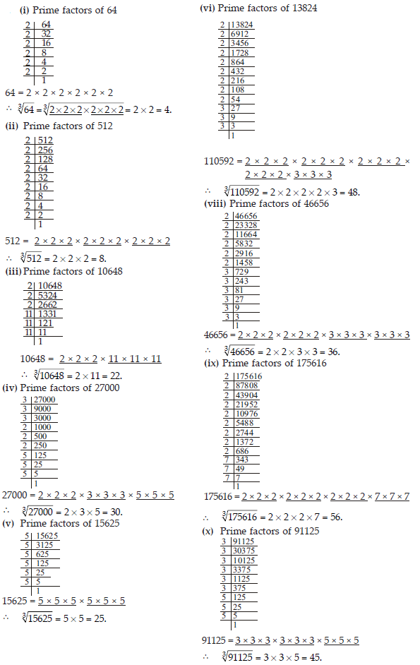 Ncert Solutions Cubes And Cube Roots Mathematics Class 8